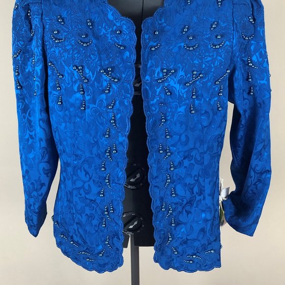 In The Mood Beaded Blazer Size 14‎ NWT - Picture 5 of 5